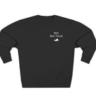Men's Letter Print Second Sleep Pullover Black