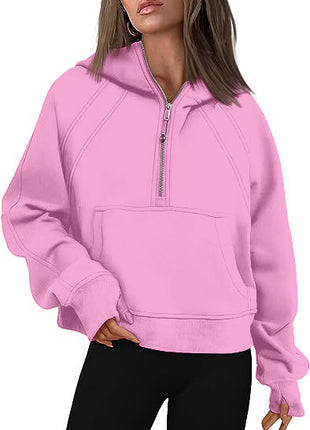 SS Women’s Zipper Hoodies Pink