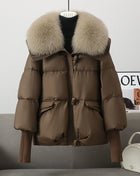 SS padded Jacket Brown