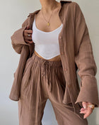 SS Shirt &Trousers SET caramel
