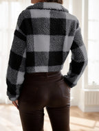Pattern Teddy Jacket