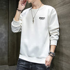 Men's Sweater Long Sleeve Top White
