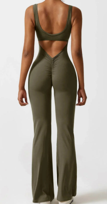 Women’s Tight Yoga Bodysuit Hollow Seamless Color5