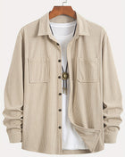 SS Corduroy Shirt Beige