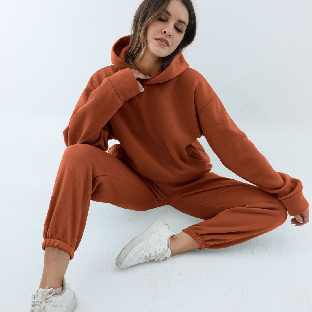 SS Two-piece Suit Brown