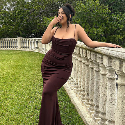Women's Elegant Fishtail Sling Dress