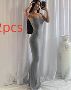 SS Sling Dress 2PC Light gray