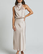 SS Elegant Evening Dress champagne
