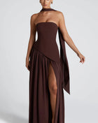 SS Evening Dress Brown