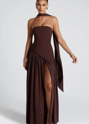 SS Evening Dress Brown