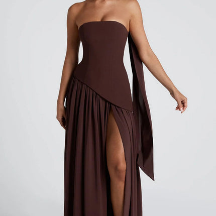 SS Evening Dress Brown