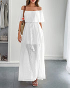 SS Elegant Dress White