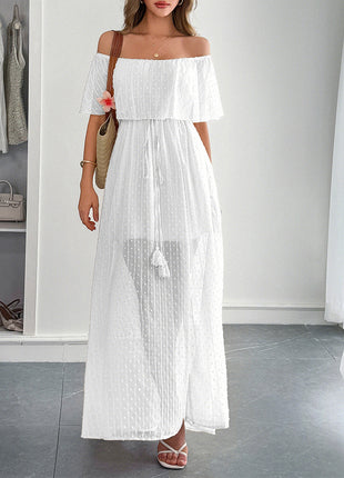 SS Elegant Dress White