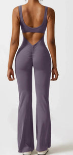 Women’s Tight Yoga Bodysuit Hollow Seamless Color4