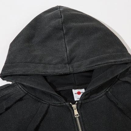 Men's Stitching Edging Hoodie