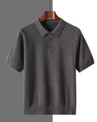 SS Polo T -Shirt Graphite Gray