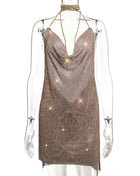 SS Brace Dress champagne