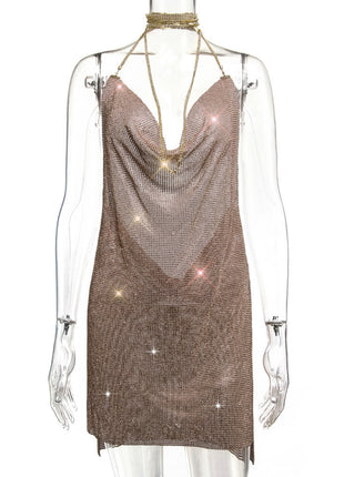 SS Brace Dress champagne