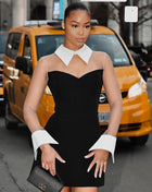 SS Sheath Dress Black S