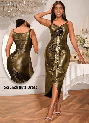 SS Golden Party Dress