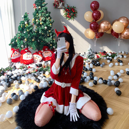 Women's Role-playing Pajamas Christmas Suit