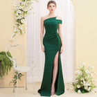 Temperament Ladies Banquet Long Fish Tail Dress Dark Green