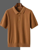 SS Polo T -Shirt Brown