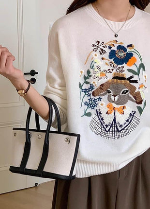 SS Sweater White