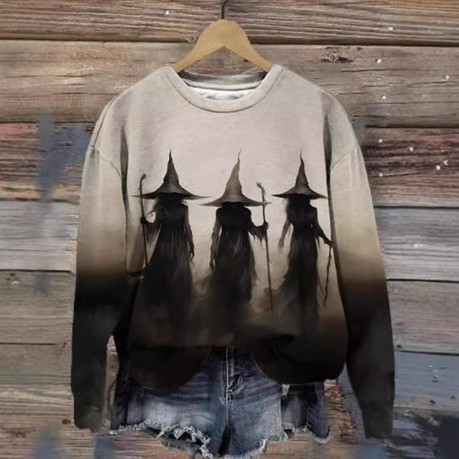 Halloween Horror Funny Women's 3D Printing Sweater