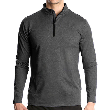 Men's Sports Running Pullover shirt Dark Gray