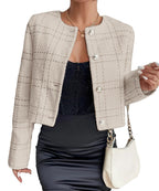 SS Button Jacket | Set Apricot