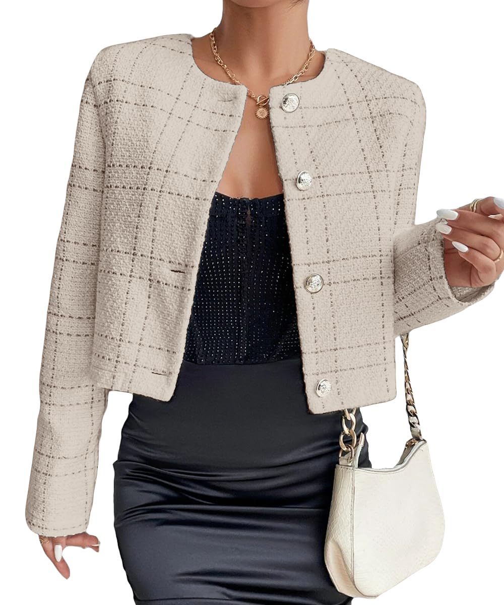 SS Button Jacket | Set Apricot