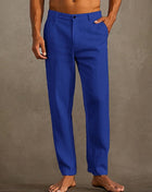 SS Men's Linen Pants Blue