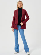 Womens Casual Blazer Jacket