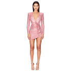 Sequins Dress pink gold