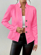 Women's Blazer Jacket Dark Pink