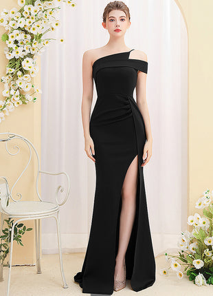 SS Fish Tail Dress Black