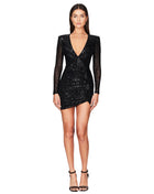 SS Sequins Dress Black