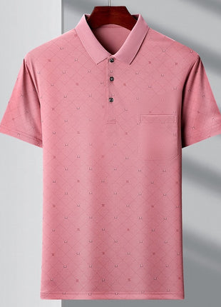 SS Men's Polo T-shirt 1719 Pink