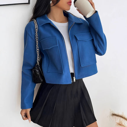 Autumn And Winter Long-sleeve Zipper Jacket