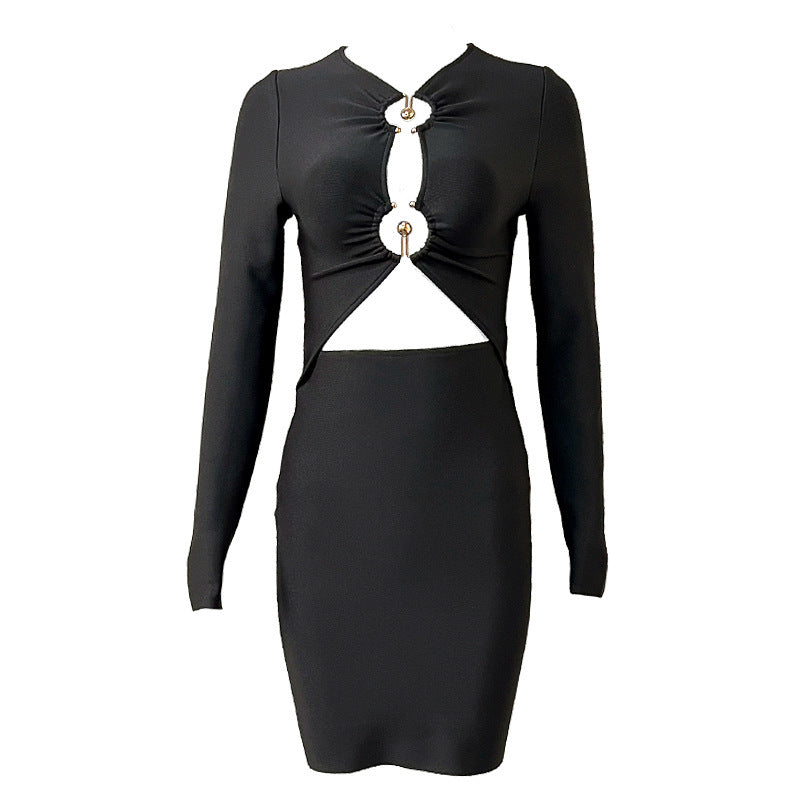 Women's Hollow Bandage Dress