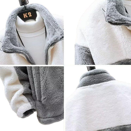 Men's Winter Fleece Lined Padded Warm Jacket