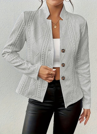 SS Women's Blazer Light Gray