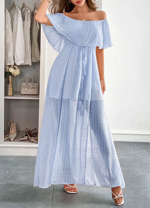 SS Elegant Dress lake blue