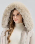 SS Winter Fur-Lined Jacket Beige