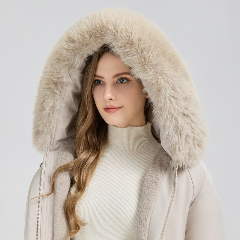 SS Winter Fur-Lined Jacket Beige