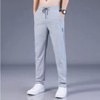 Loose Straight men's Sweatpants Sky Blue