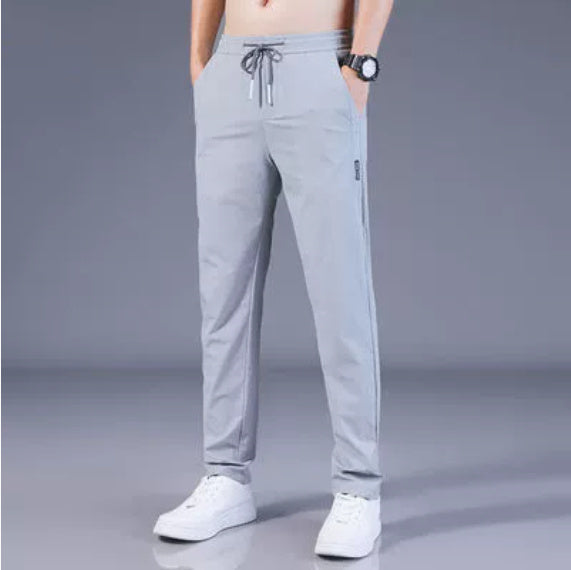 Loose Straight men's Sweatpants Sky Blue