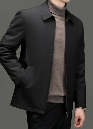 SS Men's Goose Down Jacket Black