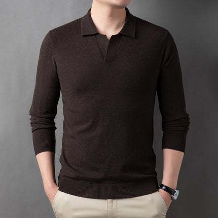 Business Casual Knitwear Coffee